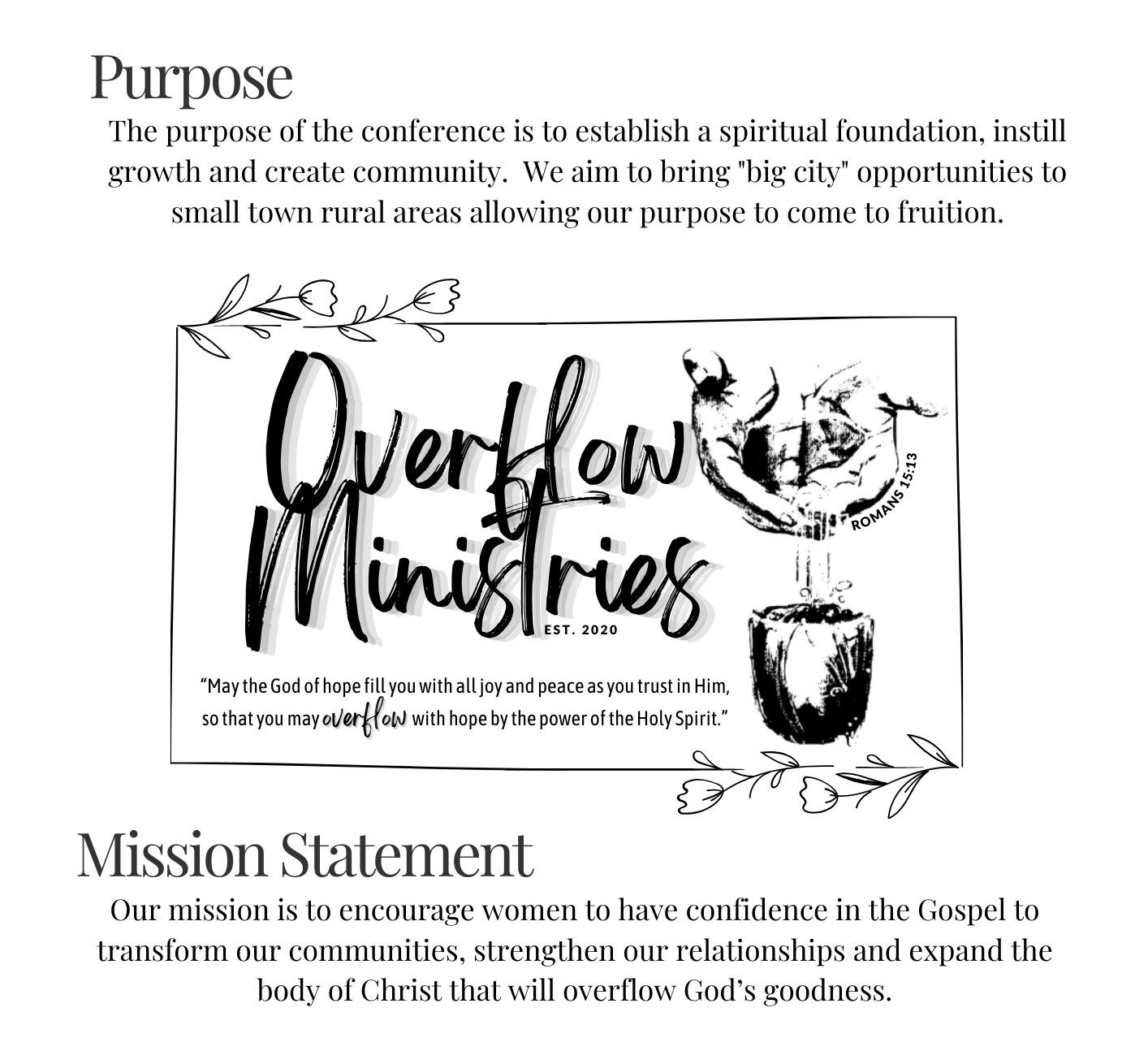 Welcome Packet 2026  - Women's Conference - 3